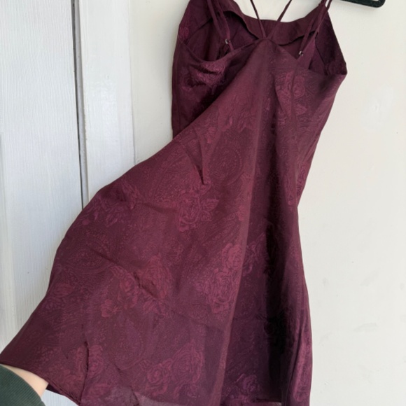 VINTAGE la SENZA rose mini lingerie slip dress - Picture 7 of 9